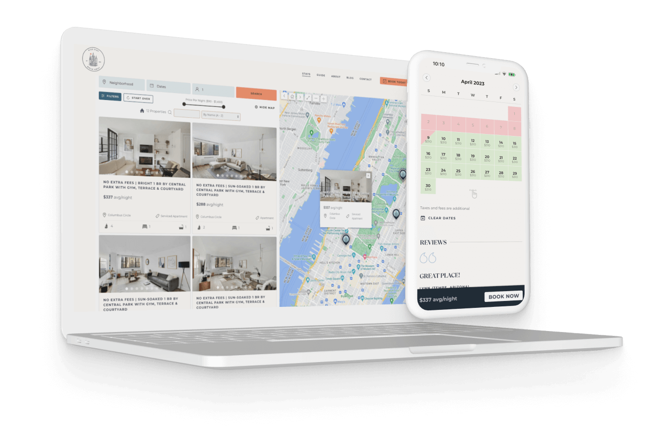 Elevate Your Online Presence: Enhance Your Vacation Rental Business with a Customized, High-Performance Direct Booking Website, Seamlessly Integrated with your business