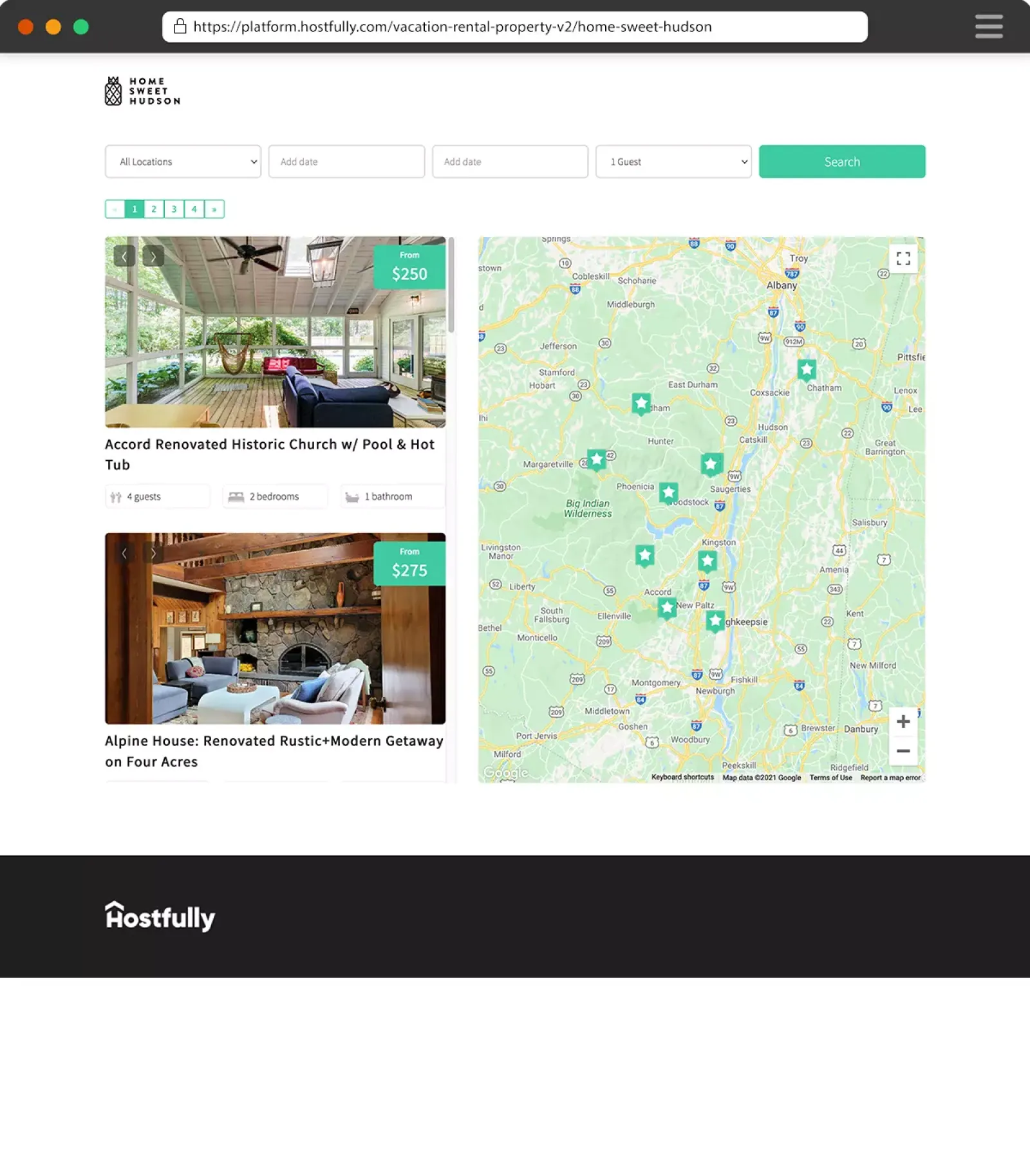 Home Sweet Hudson - Hostfully platform unbranded